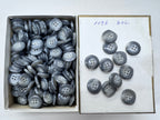 ASTRO Vintage Made in Italy 4-Hole Marbled Sewing Buttons – 24L, 30L & 32L – Wholesale Gross Boxes