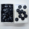 AUBURN Made in Italy 4-Hole Marbled Sewing Buttons – 30L, 36L & 40L – 1 Gross Wholesale Boxes