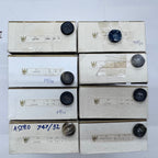 ASTRO Vintage Made in Italy 4-Hole Marbled Sewing Buttons – 24L, 30L & 32L – Wholesale Gross Boxes